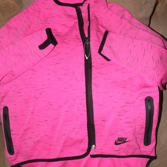 Nike Girls Jacket with Asymmetrical Front Zip